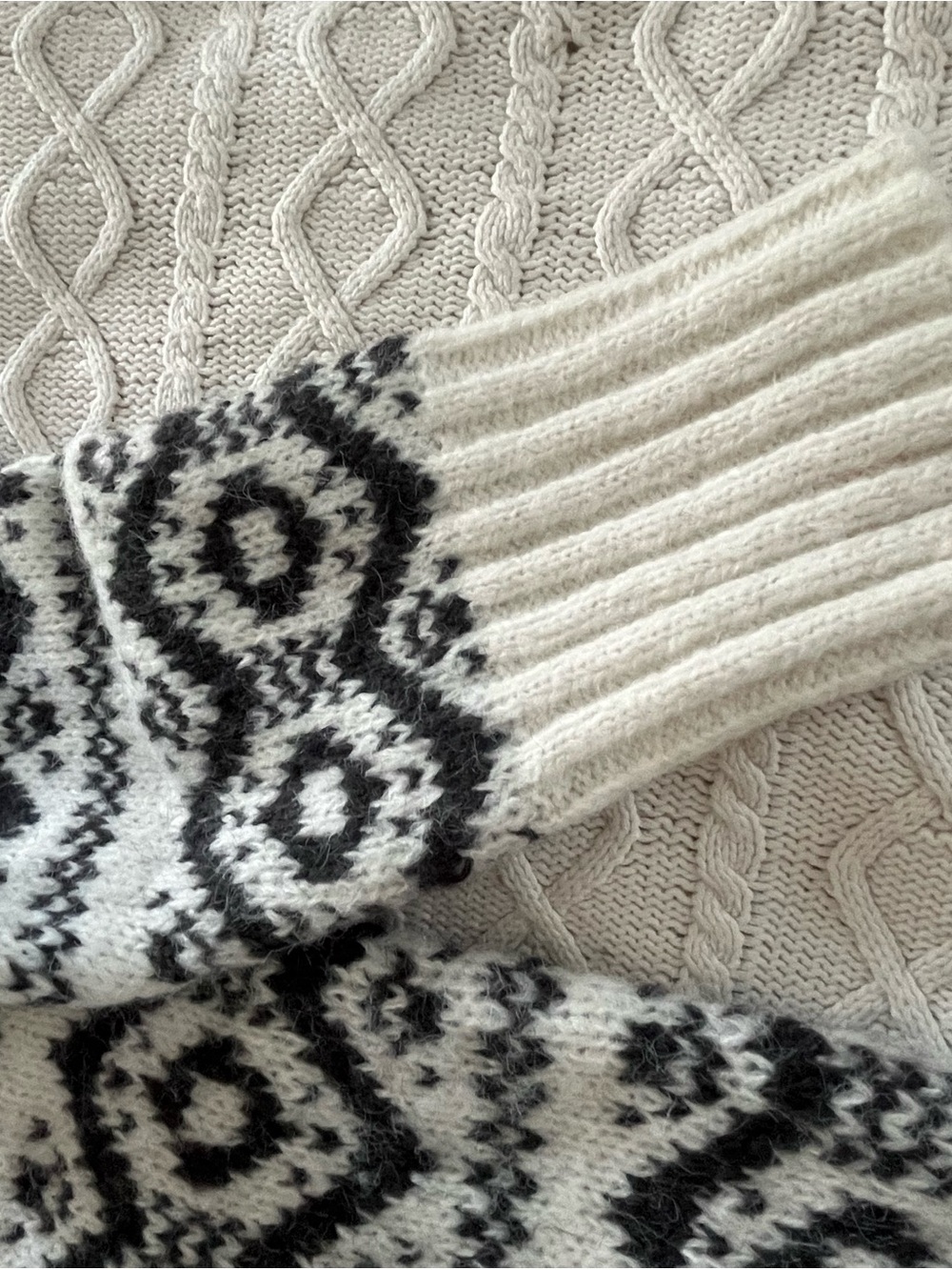 Joseph A. Designer Patterned Turtleneck Sweater Women’s Size 1X - Picture 9 of 15